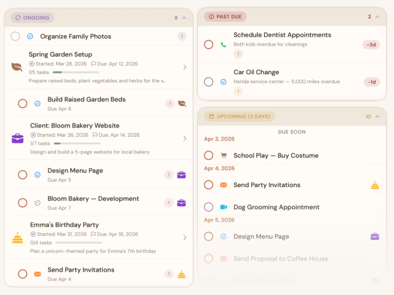 BetterKeeper — Tasks Organic